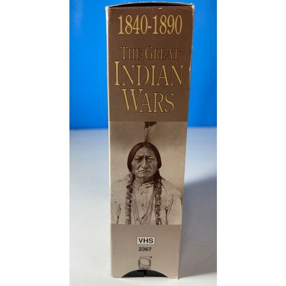 The Great Indian Wars 1840-1890 Sitting Bull Red Cloud ,Wounded Knee 2-VHS Set - Picture 2 of 6